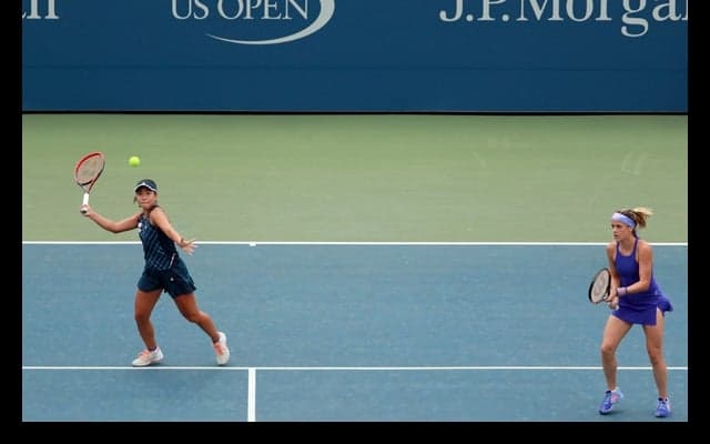  日比野菜緒とギブズのダブルスは第7シードに敗れて8強入りならず [全米オープン] 