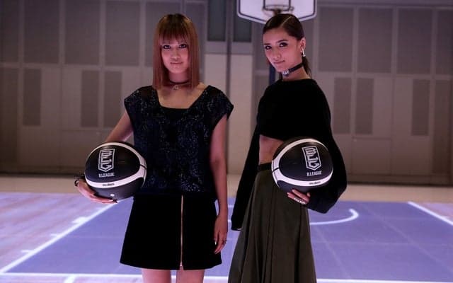 Bリーグ開幕戦、LEDビジョンでCGバスケットコートを演出