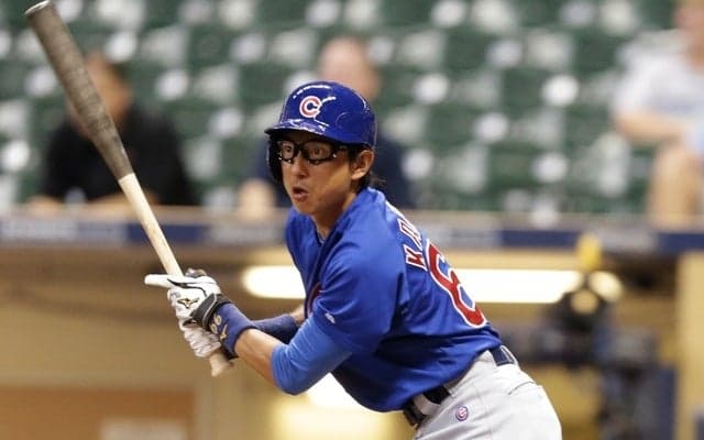 カブス・川崎宗則が代打で二塁打、初打点も記録