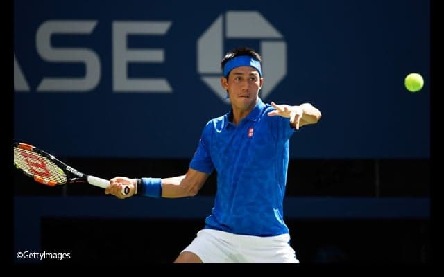  第2セットは錦織が奪い、セットカウント1-1 [全米オープン] 