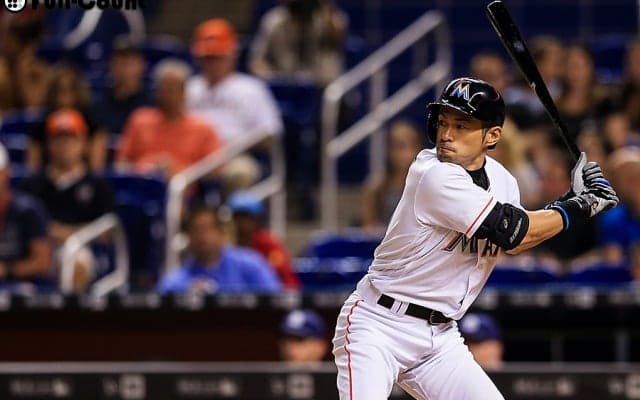 イチロー、5回に代打出場も右腕上部に死球　満塁で打点1を記録