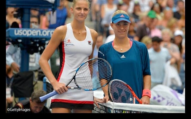  女子決勝はケルバーがプリスコバから第1セットを先取 [全米オープン] 