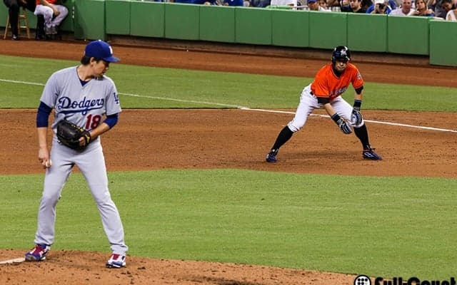 イチロー、前田健太から日米通算4300安打！　先制ホームで勝利に貢献