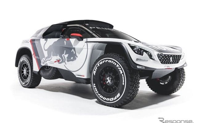 【ダカール17】プジョー、3008 DKR 発表…2連覇目指す