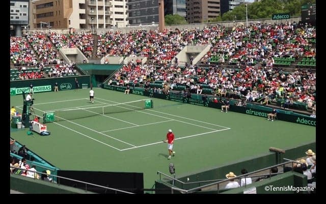  ダニエル太郎がスタコウスキーから2セット連取で日本が1勝目に王手 [デ杯ワールドグループ・プレーオフ 日本対ウクライナ] 
