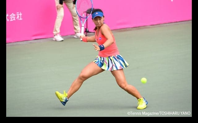  ワイルドカードで出場の穂積絵莉、全豪8強の強敵にあと一歩及ばず [JAPAN WOMEN'S OPEN] 