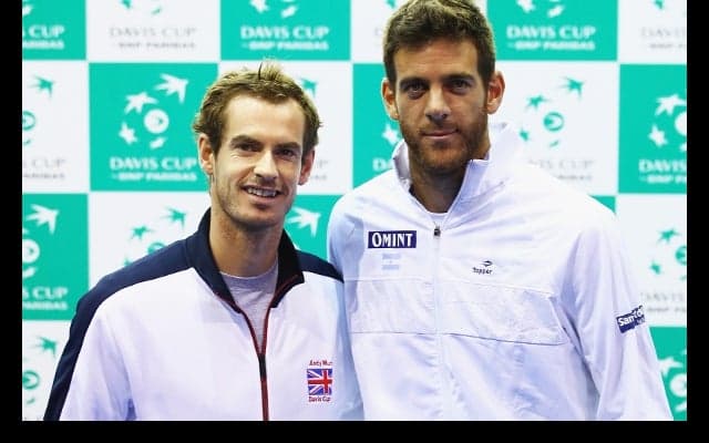  デ杯準決勝「イギリス対アルゼンチン」の第1試合はマレー対デル ポトロ 