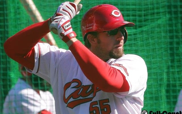 広島エルドレッド、2点適時二塁打に「いいスイングで、いい結果が出た」