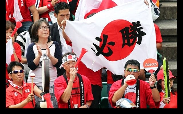  ダブルスがスタート、第1セットは日本が先取 [デ杯ワールドグループ・プレーオフ 日本対ウクライナ] 