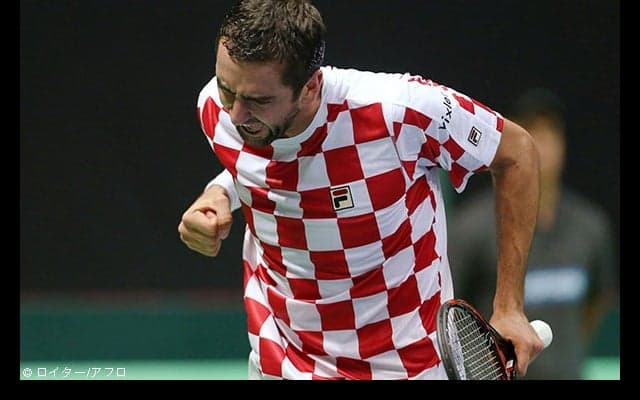  チリッチが22歳プイユを倒し「クロアチア対フランス」は1勝1敗 [デ杯ワールドグループ準決勝] 