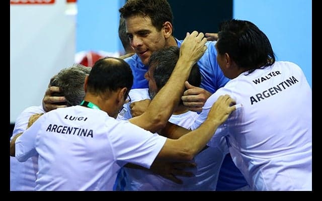  デル ポトロがフルセットでマレーに勝ち、アルゼンチンがリード [デ杯準決勝イギリス対アルゼンチン] 