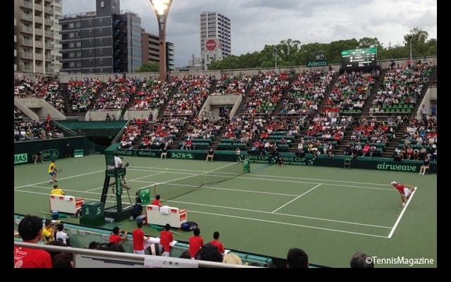  最終試合を西岡良仁が制し、日本がウクライナに5-0で勝利 [デ杯ワールドグループ・プレーオフ 日本対ウクライナ] 