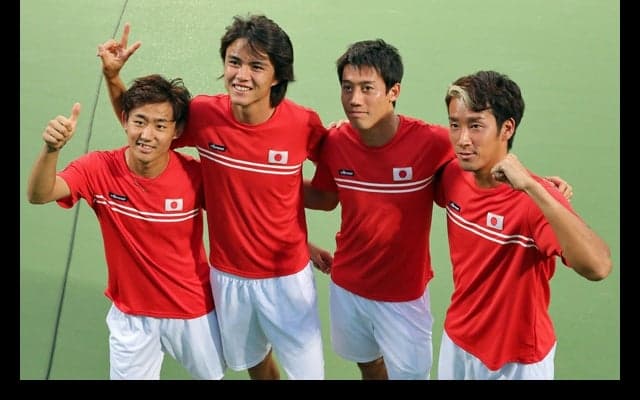  日本が5連勝でウクライナを相手に完全勝利 [デ杯ワールドグループ・プレーオフ 日本対ウクライナ] 