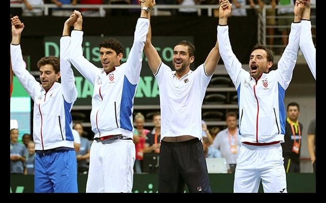  チリッチがガスケを圧倒、クロアチアが決勝へ [デ杯クロアチア対フランス] 