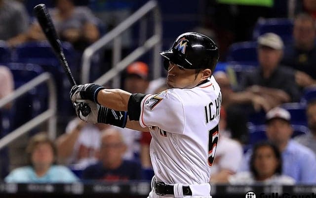 イチロー4試合ぶりスタメンも快音残せず　ここ16打数無安打で打率.290に