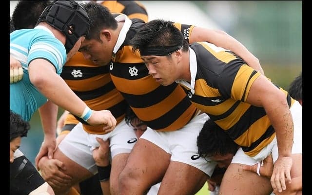  ずっとタイガーフロントロー。慶大・細田隼都、低空スクラムで反逆！ 