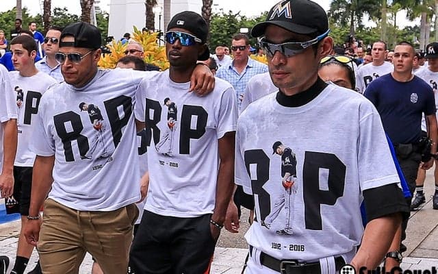 イチロー代打で左飛、マ軍2連敗　本拠地で急逝エース右腕の出棺式営まれる