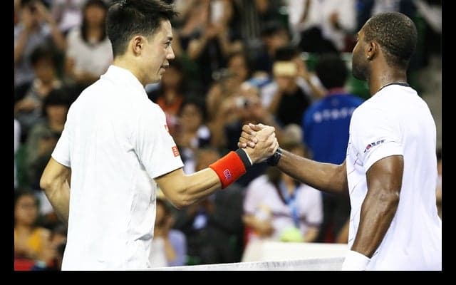  錦織がラッキールーザーのヤングをフルセットで振りきり2回戦へ [楽天ジャパンオープン] 