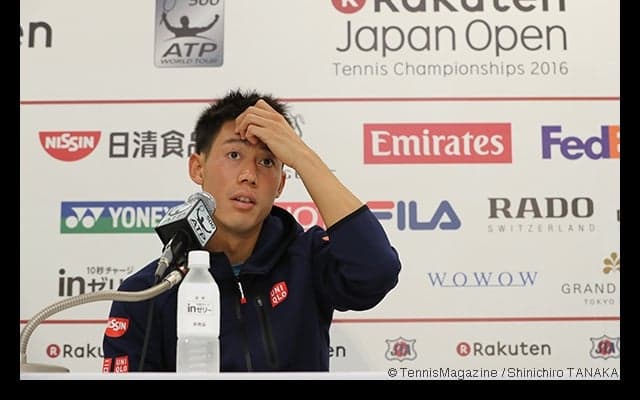  錦織がまさかの途中棄権、今後のスケジュールにも不安 [楽天ジャパンオープン] 