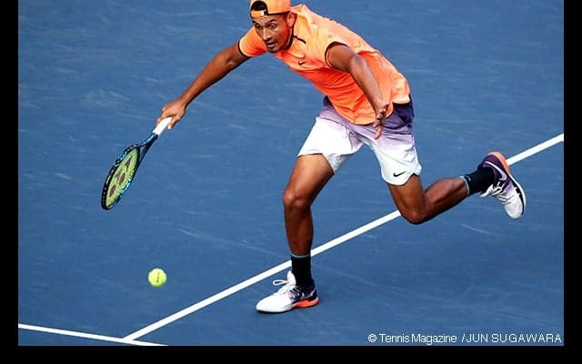  21歳キリオス、ファン湧かすミラクルプレーでベスト4進出［楽天ジャパンオープン］ 