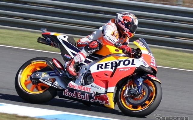 【MotoGP 第15戦日本】フリー走行3回目はマルケスがトップ、ロレンソが転倒