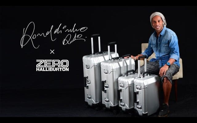 ロナウジーニョが「ゼロハリバートン」ブランドアンバサダーに就任