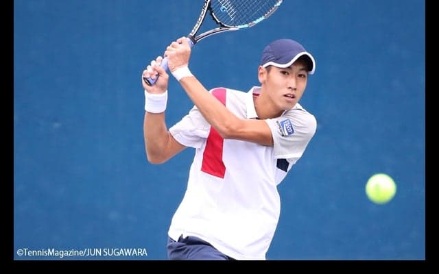  「今は勢いがある」18歳の綿貫陽介が初戦突破で、第1シードの守屋との対戦へ [第91回 三菱 全日本テニス選手権] 