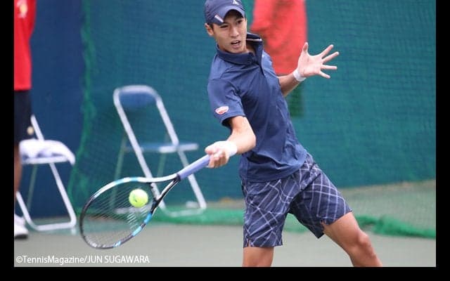  18歳綿貫陽介は4強入りにも「うれしいとは言えない」、準決勝は綿貫 vs 小ノ澤、関口 vs 内山 [第91回 三菱 全日本テニス選手権] 