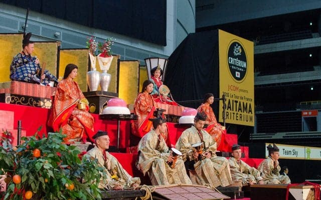 フルームがお内裏様に！さいたまで歓迎イベント…ツール・ド・フランスさいたまクリテリウム