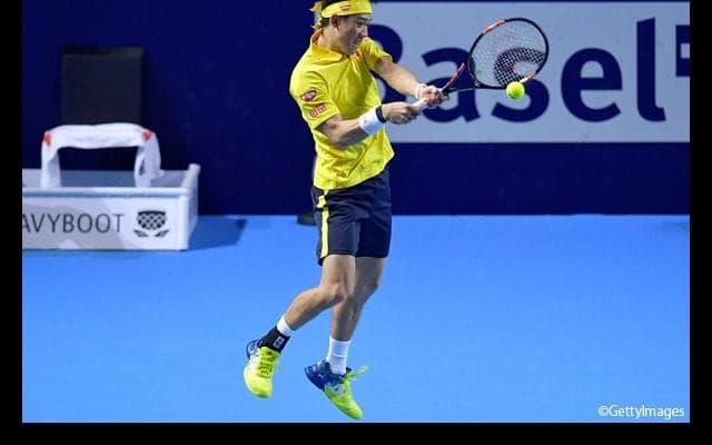  錦織が過去4連敗のデル ポトロから初勝利で4強入り [スイス室内] 