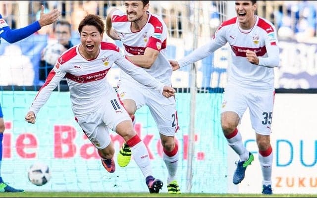 シュツットガルト・浅野拓磨、欧州初ゴール「やっぱりゴールはいいですね！」