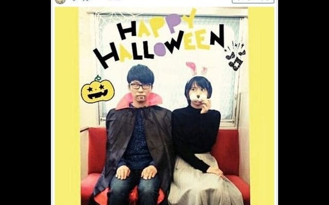 新垣結衣＆星野源『逃げ恥』夫婦のハロウィンショット