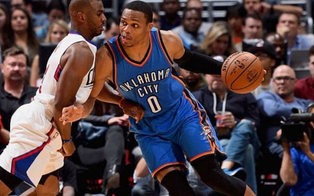 覚醒したウェストブルックに牽引されたサンダーがクリッパーズを下し開幕4連勝