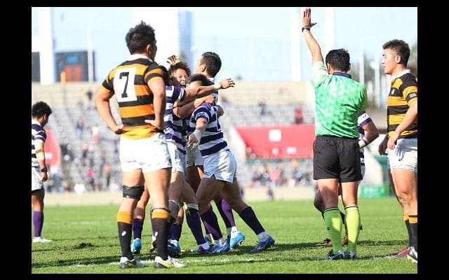  明治、慶応相手に語り継がれる逆転勝利。帝京は早稲田に11トライの圧勝。 