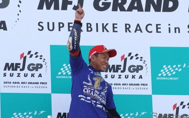 【MFJ全日本ロードレース最終戦】Race1はレオン・ハスラムとの激戦の末、中須賀克行が優勝し5連覇達成