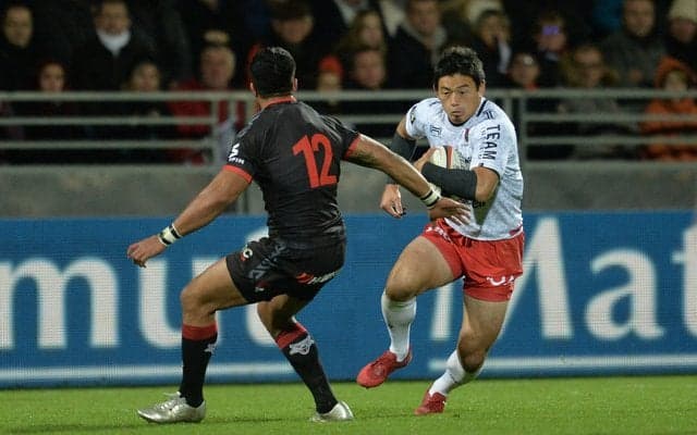 ラグビー・五郎丸歩のフランスリーグデビュー戦、WOWOWライブで再放送