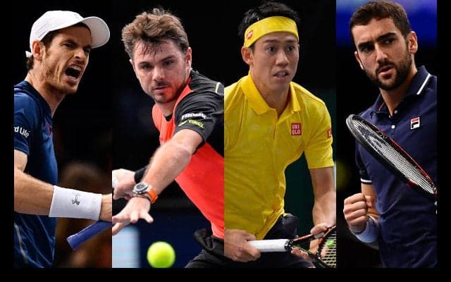  マレー、ワウリンカ、錦織、チリッチが同グループ [ATPファイナルズ] 