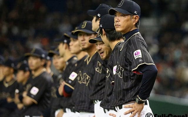 侍ジャパンが2回までに2点リード　秋山のタイムリーツーベースで追加点