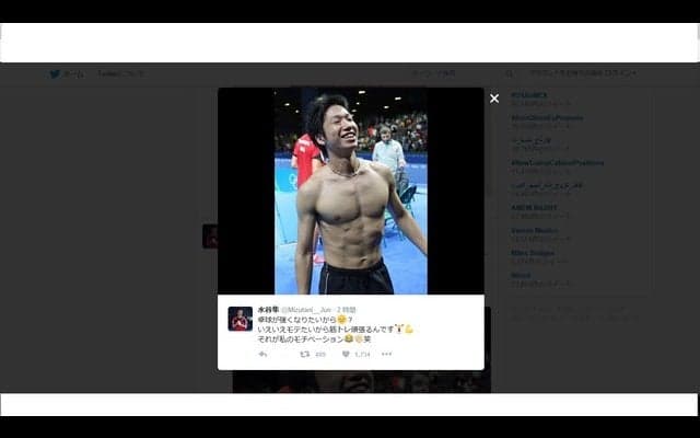卓球・水谷隼が身体を鍛える理由は？ムキムキの肉体美を披露