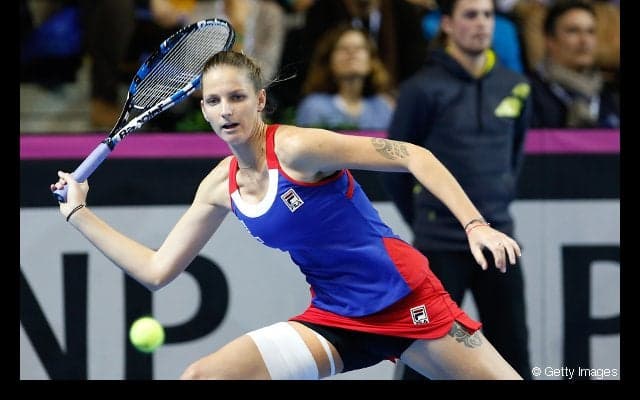  チェコのプリスコバがファイナル16-14でまず一勝 [フェド杯決勝フランス対チェコ] 