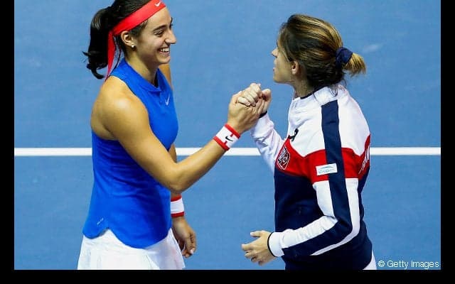  ガルシアがクビトバを下し、初日は1勝1敗 [フェド杯決勝フランス対チェコ] 