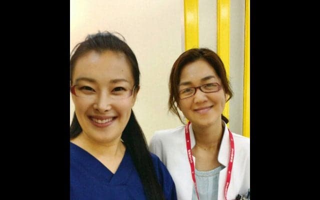 たんぽぽ・白鳥久美子が美人に！苗木優子との顔交換写真公開