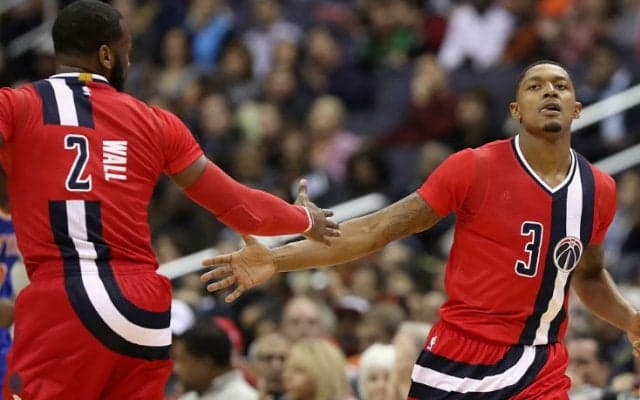 ウィザーズのスピードスター、ジョン・ウォールが23得点11アシストでチームを牽引し、ニックスを撃破