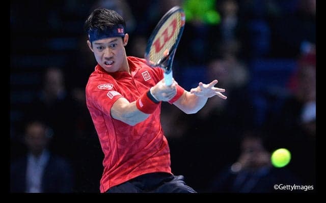  錦織がチリッチから第1セットを先取 [ATPファイナルズ] 