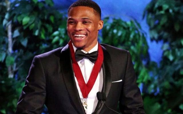 ラッセル・ウェストブルックがオクラホマ栄誉殿堂入り、プレゼンターを務めたのは『神様』マイケル・ジョーダン