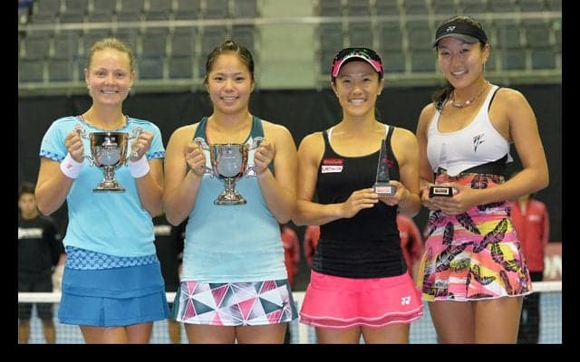  大前綾希子がリキーナとのダブルスで大会連覇 [ダンロップ スリクソン ワールドチャレンジ／女子] 