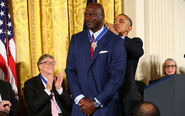 マイケル・ジョーダンとカリーム・アブドゥル・ジャバーが大統領自由勲章を受賞