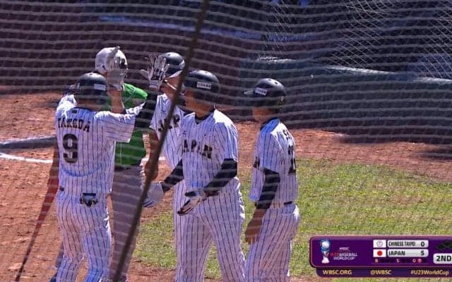 【動画ハイライト】WBSC U-23ワールドカップ第二試合 日本vsチャイニーズタイペイ