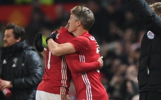 マンUのシュバインシュタイガー、今季初出場「歓迎をありがとう」