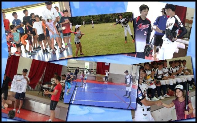 【大学軟式日本代表】日本人学校訪問、野球教室